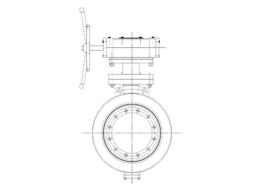 D373Y/H, D73 type clamp butterfly valve